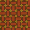Semi panamá estampado THERESE Ocre / Cacao